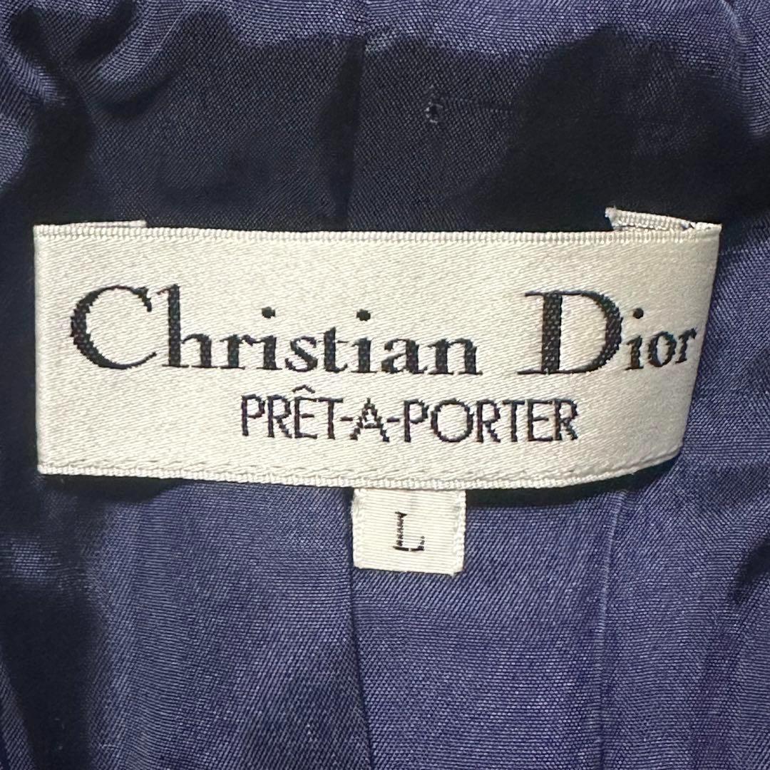 希少レア・美品✨️ディオール テーラードジャケット ミックスツイード ベロア L