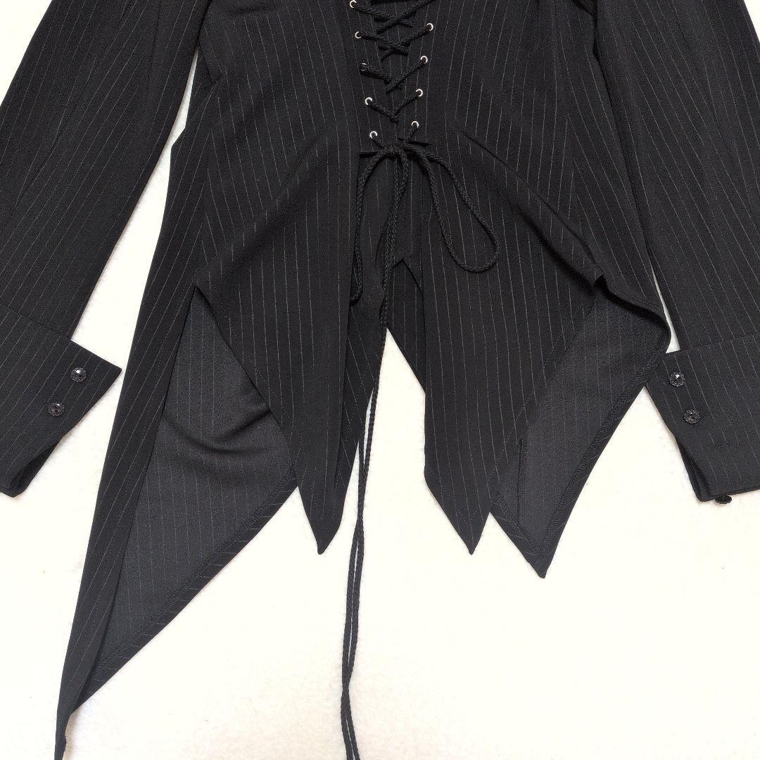 【希少】GLAMOROUS 燕尾シャツジャケット L 編み上げ パンク Y2K