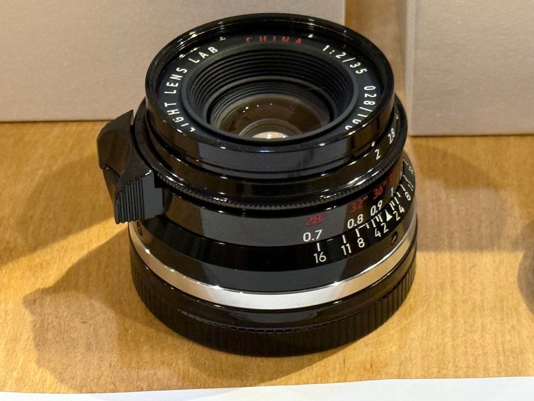 【世界限定100本】LIGHT LENS LAB 35mm f2 ピアノブラック