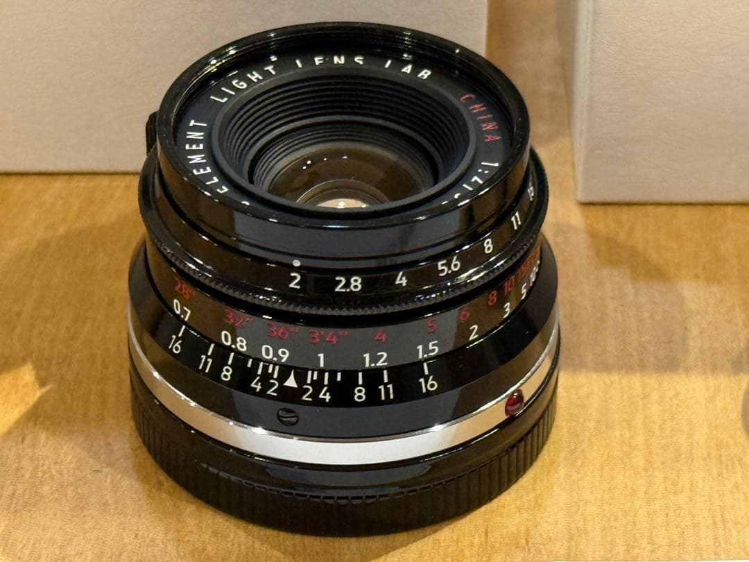 【世界限定100本】LIGHT LENS LAB 35mm f2 ピアノブラック
