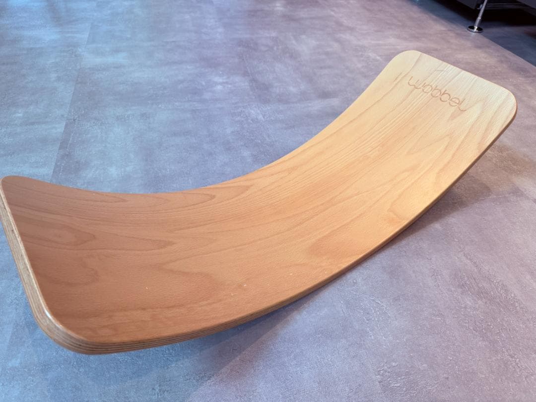 【美品】Wobbel バランスボード 木製フェルトなしタイプ