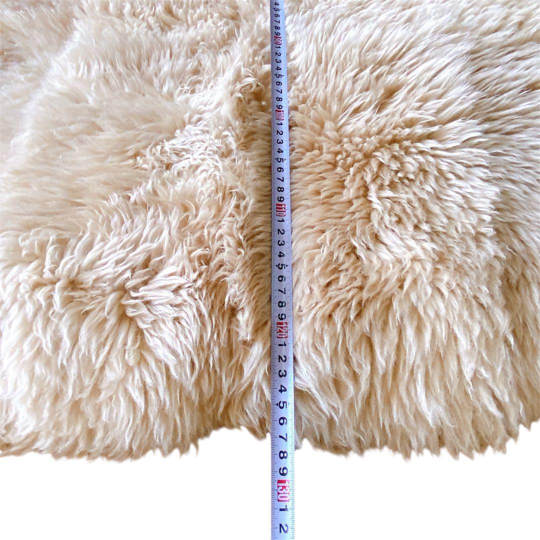 6B11 okuda 奥田 ムートンラグ ラグマット 約127×150cm