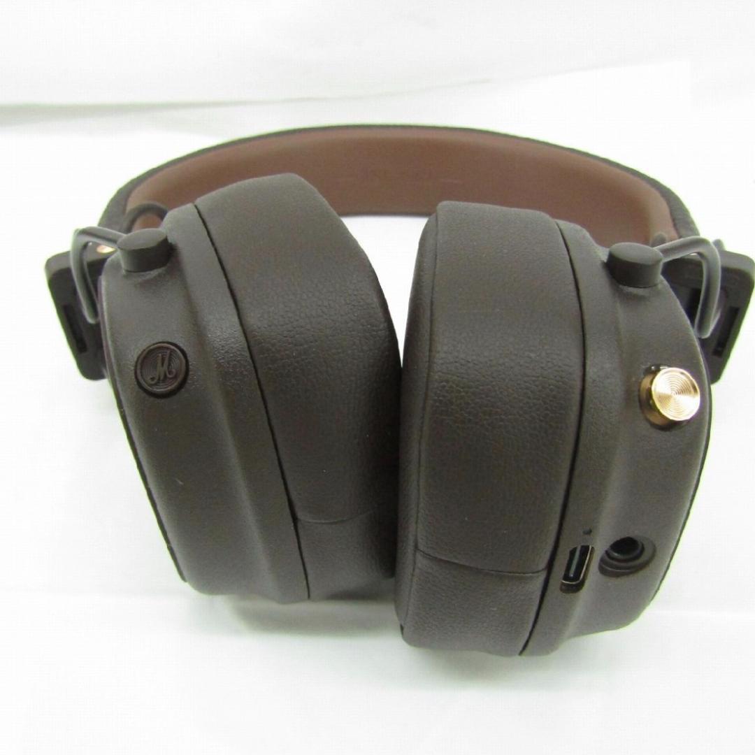 超美品 Marshall Major Ⅴ ワイヤレスヘッドホン ブラウン_28