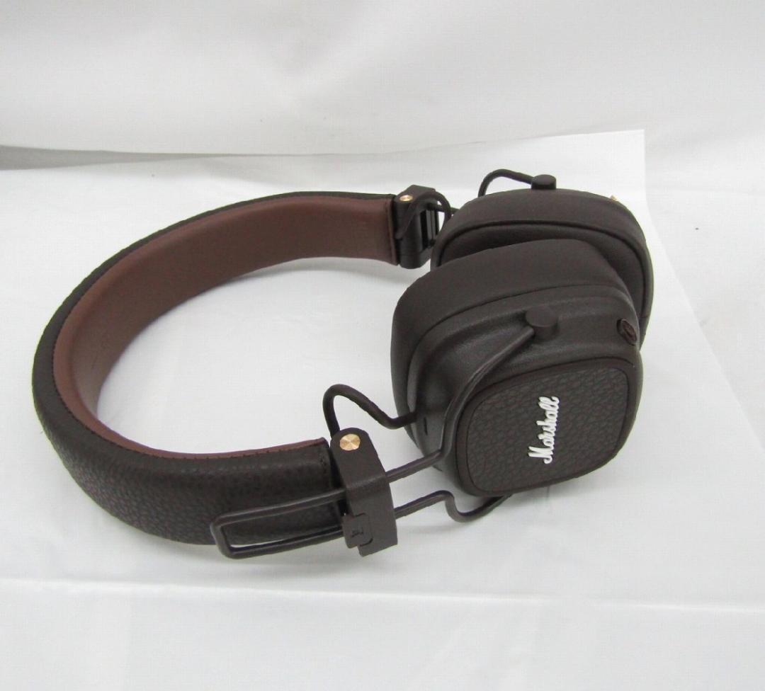超美品 Marshall Major Ⅴ ワイヤレスヘッドホン ブラウン_28