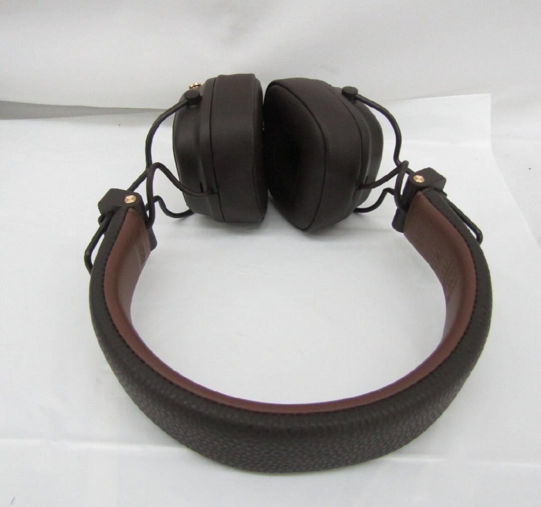 超美品 Marshall Major Ⅴ ワイヤレスヘッドホン ブラウン_28