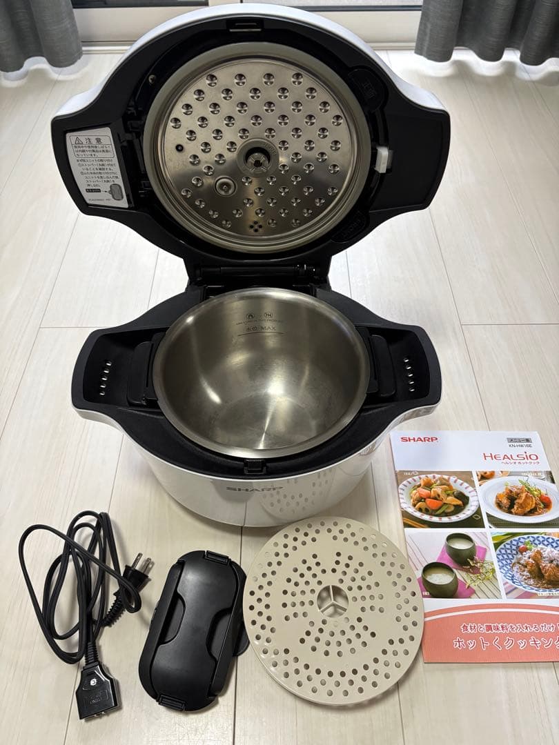美品 2021年製初期化済 SHARP ヘルシオ ホットクックKN-HW16E