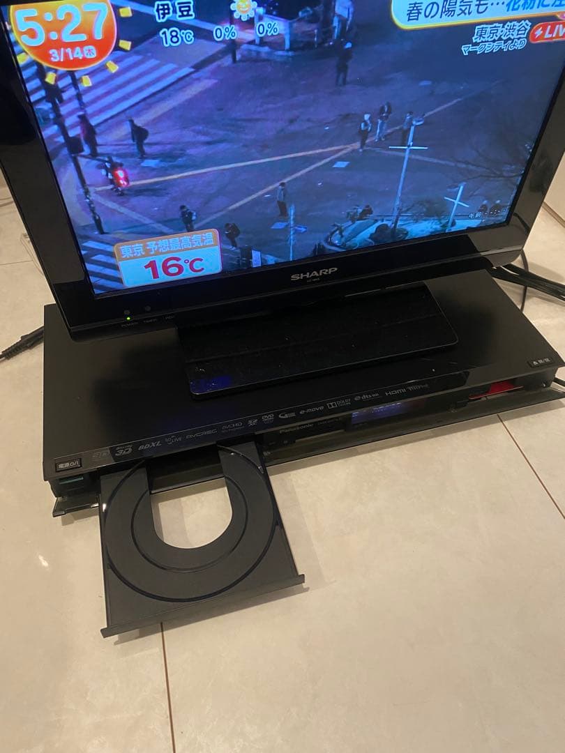 DIGA ブルーレイレコーダー　パナソニック　BWT630