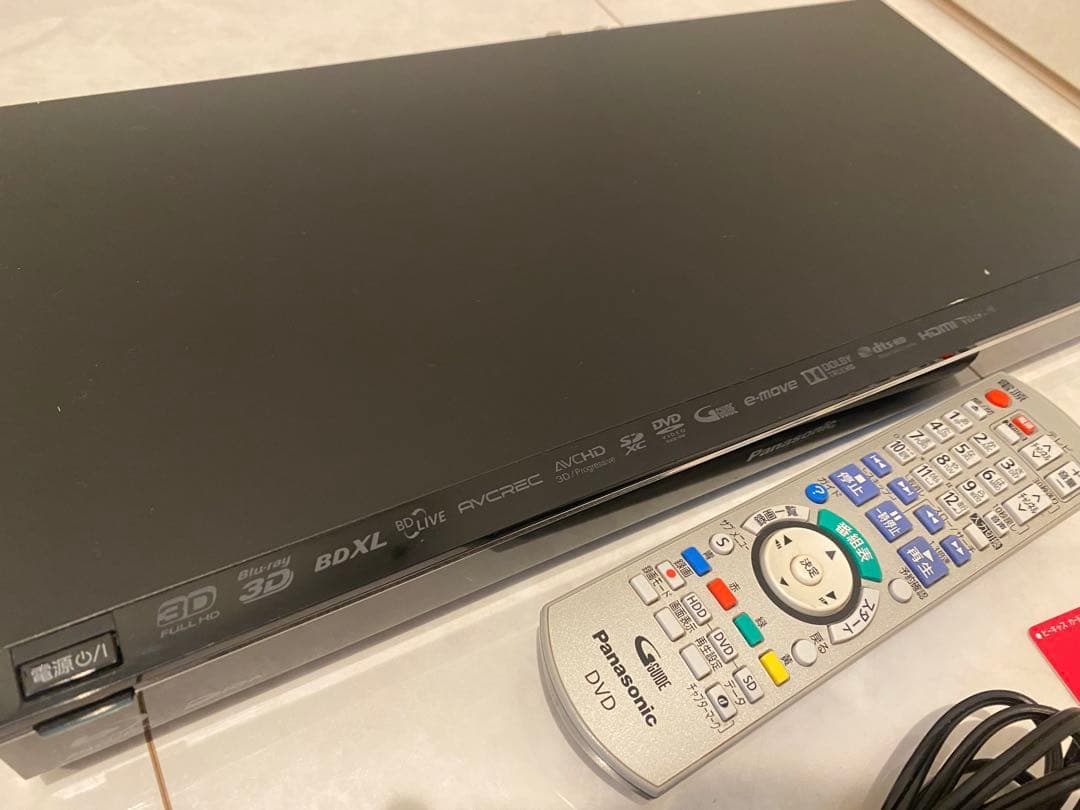 DIGA ブルーレイレコーダー　パナソニック　BWT630