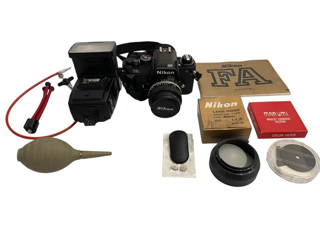 ❷美品 Nikon FA レンズ付き フィルムカメラ ケース付属品あり