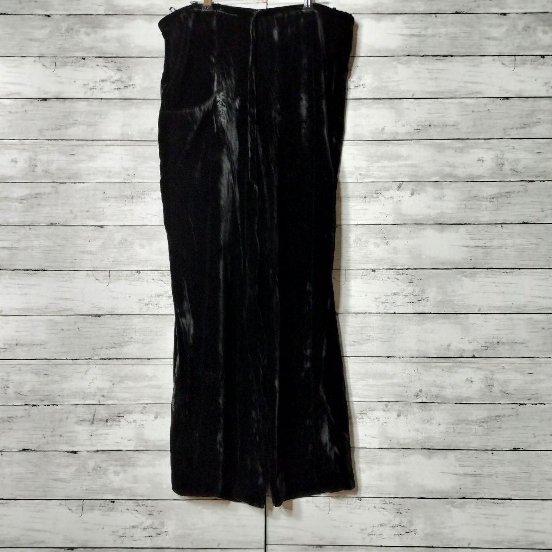 ヨウジヤマモト ベルベットパンツ スラックス シルク100 ベロア