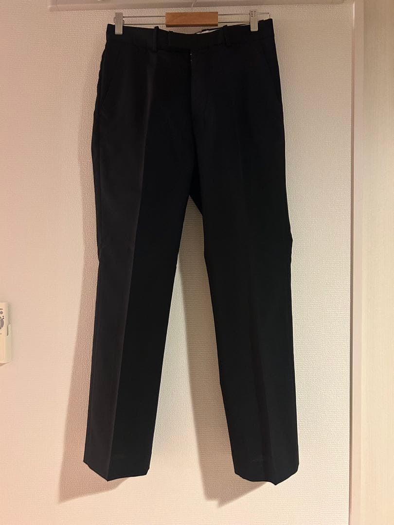 マルジェラ 18AW　スラックス　44　ブラック　黒