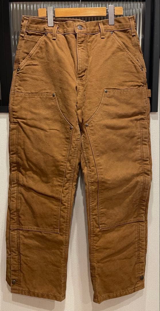 き*ん様 【カーハート】ダブルニー　ワークパンツ　32×30 極太　裏地キルティ