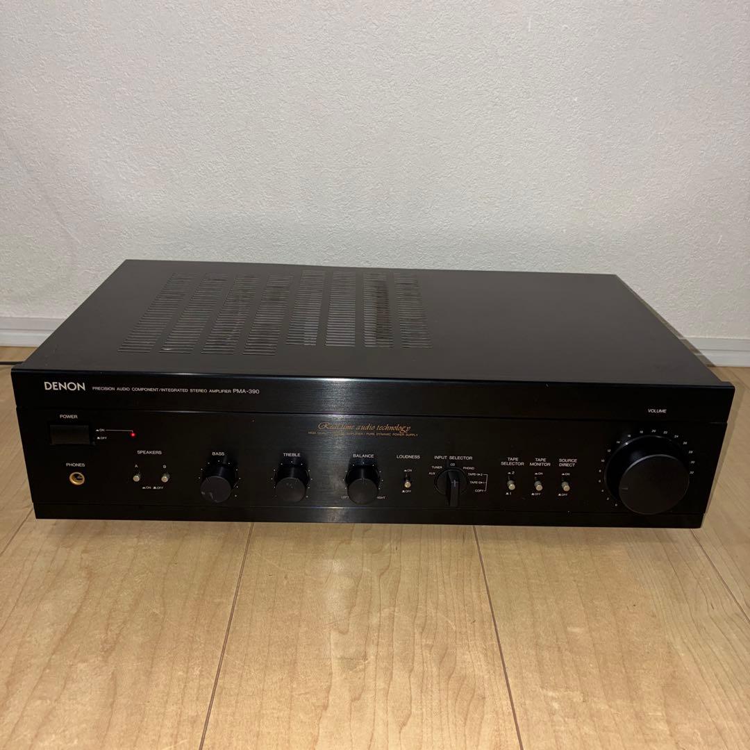 いい音ですDENON PMA-390プリメインアンプ　 大型トロイダルトランス