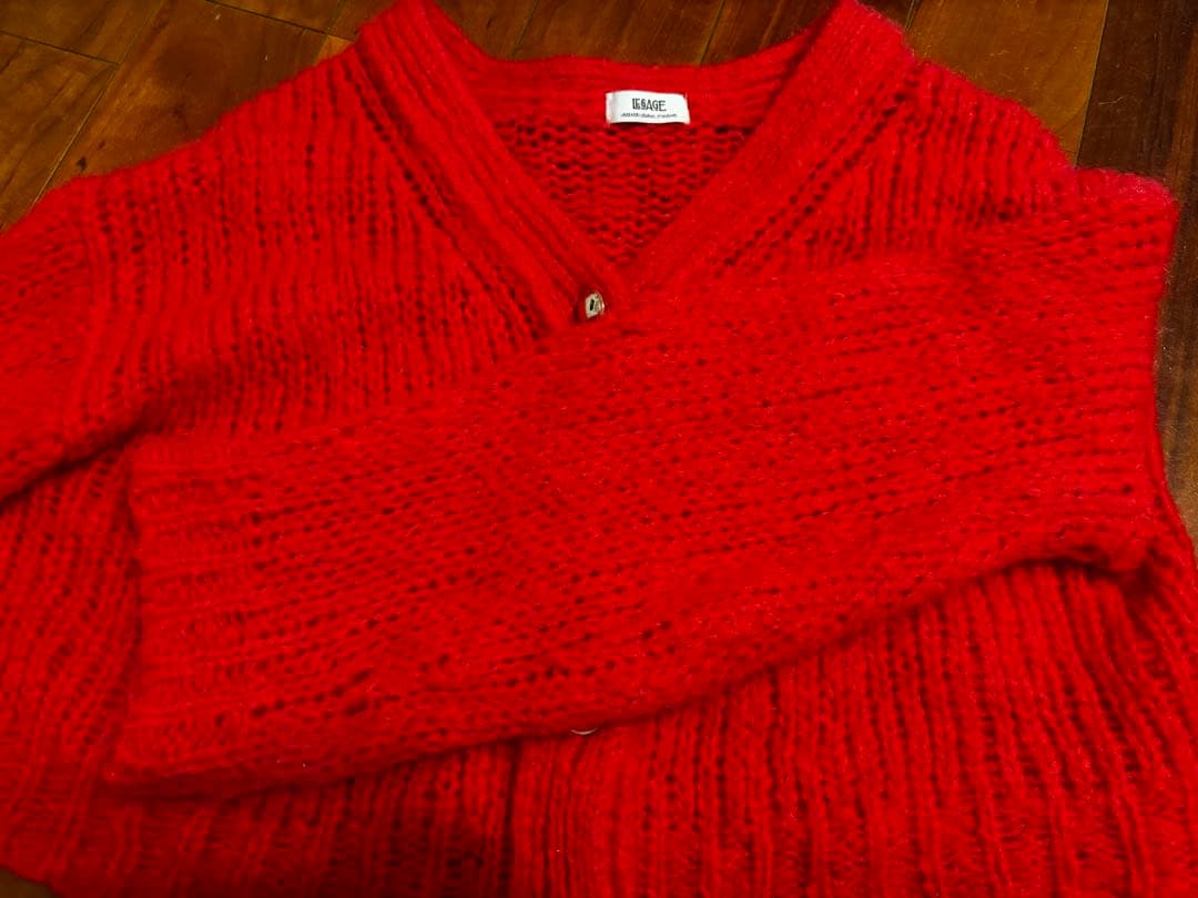 ジャーナルスタンダードレサージュ　AMYRIS Vネックカーディガン