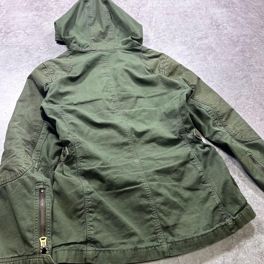 00s【archive】Halb/ギミックミリタリージャケット/Y2K/マスク◎