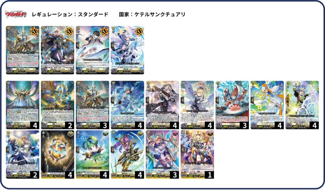 ヴァンガード 奇跡の運命王　レザエル　デッキ