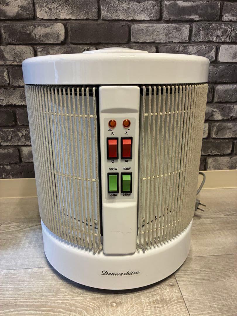 夢暖望　アールシーエス(RCS) 暖話室1000型 (ホワイト) 電気ヒーター