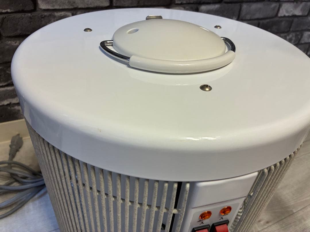 夢暖望　アールシーエス(RCS) 暖話室1000型 (ホワイト) 電気ヒーター