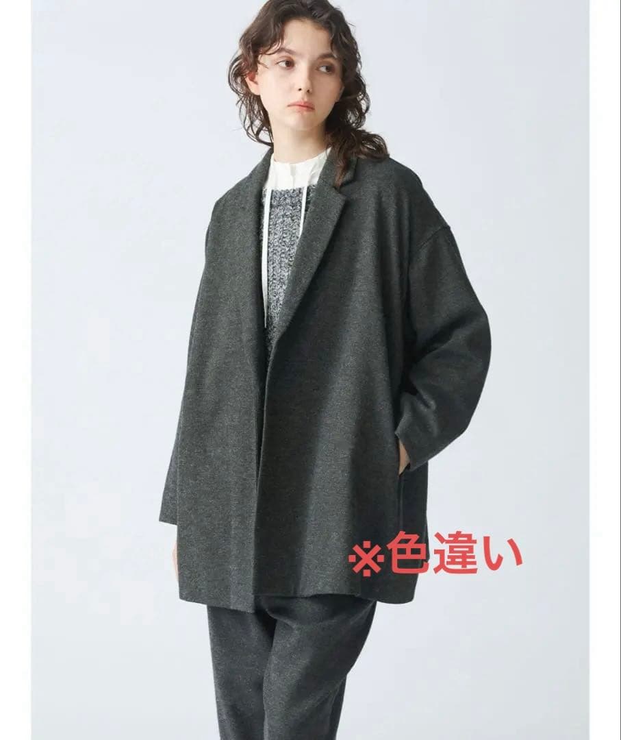 ウールブレンドテーラードジャケット