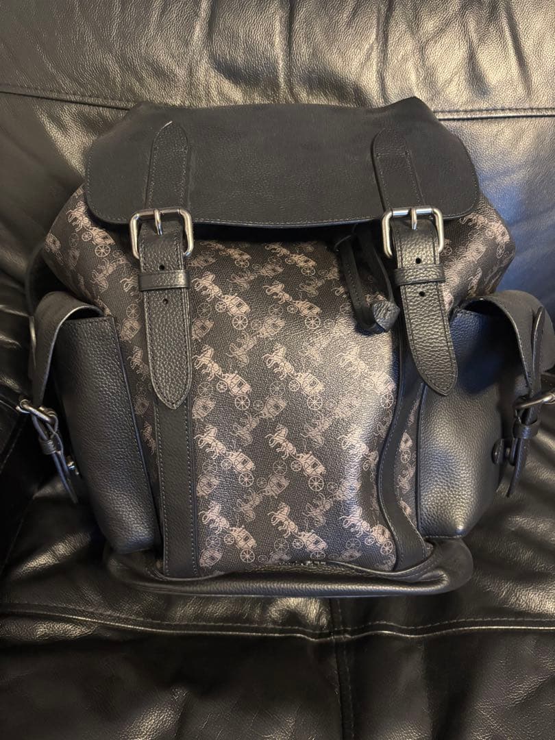 COACH メンズ リュック 馬車柄 最終値下げ
