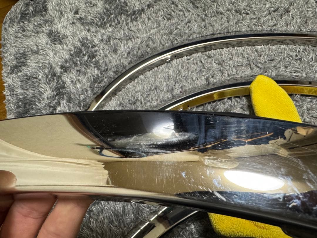 マーク2バン　gx70 純正メッキフェンダーアーチ　4本セット