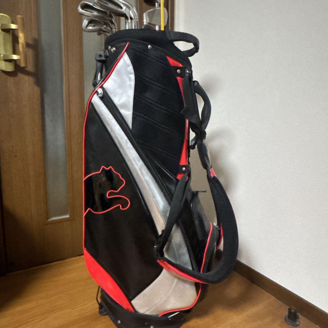 Puma キャディバッグ　ゴルフクラブセット　12本　初心者