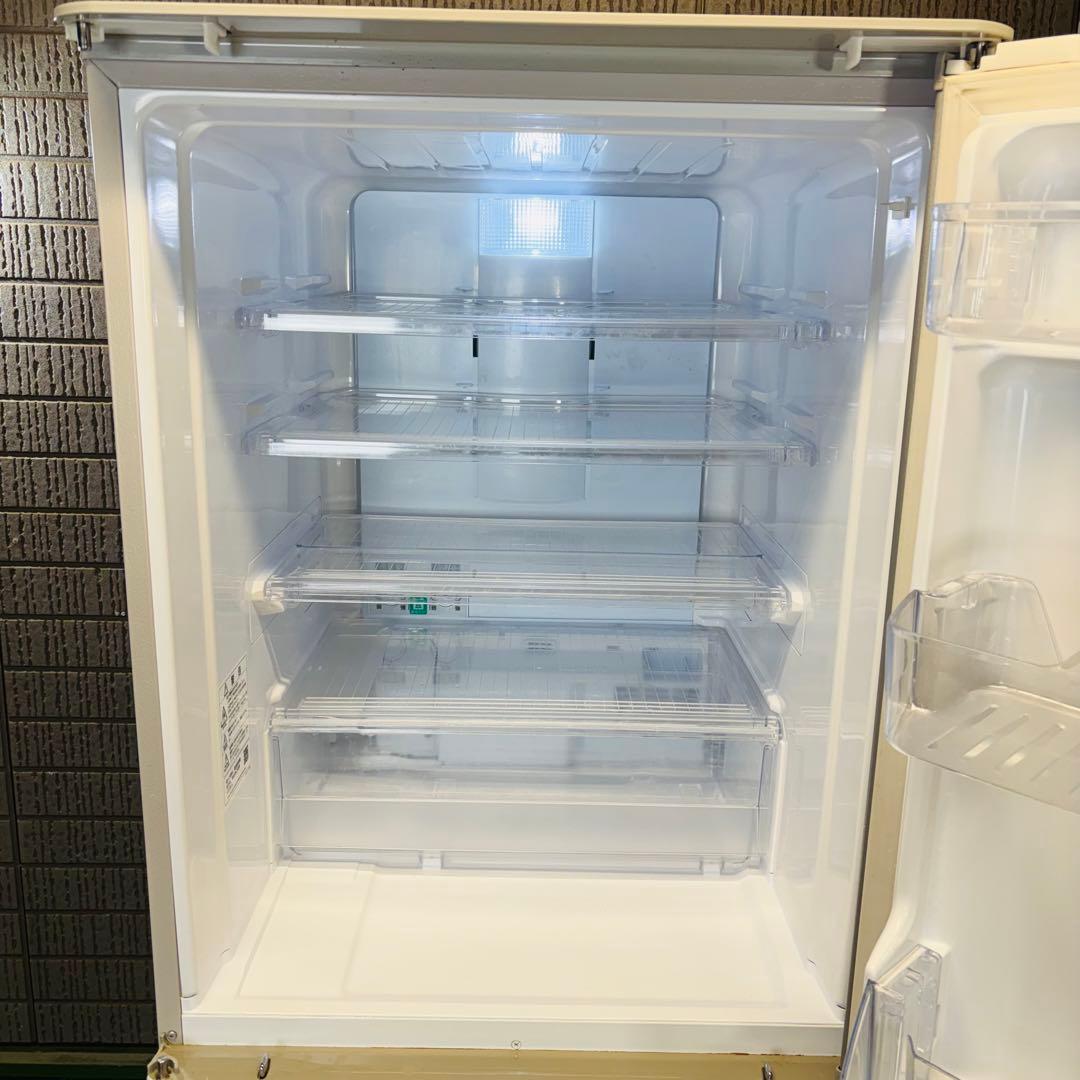 SHARP 350L 冷蔵庫 両開き ロータイプ 20年製【地域限定配送無料】