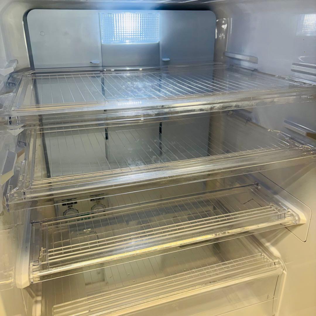 SHARP 350L 冷蔵庫 両開き ロータイプ 20年製【地域限定配送無料】