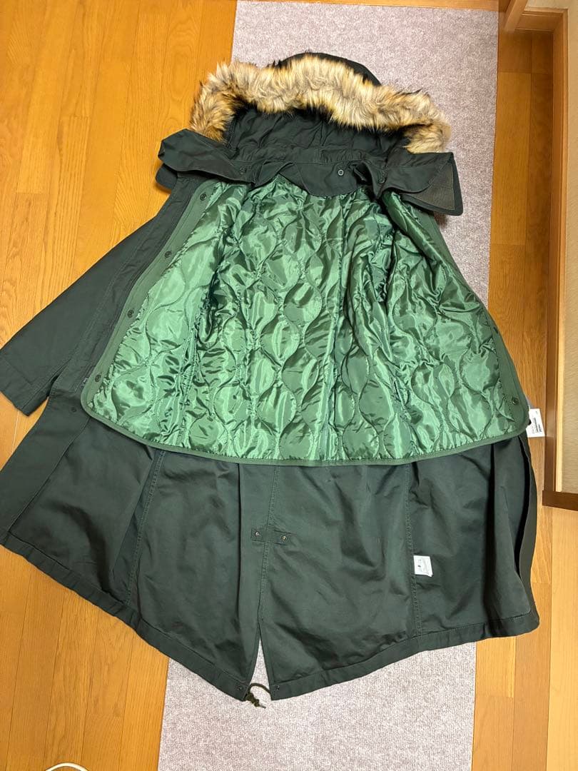 (タグ付き) monkey timeバックサテン キルト ライナー モッズコート