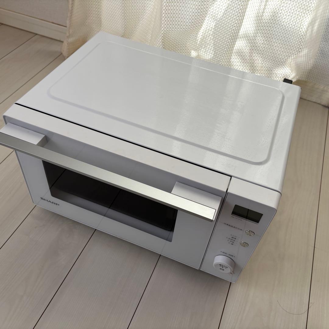 SHARP 電子レンジ RE-TF17S-W 2020年製 ホワイト フラット