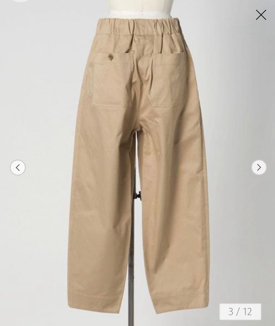 【新品】2025AW Drawer 〈Scye〉トラウザーパンツ