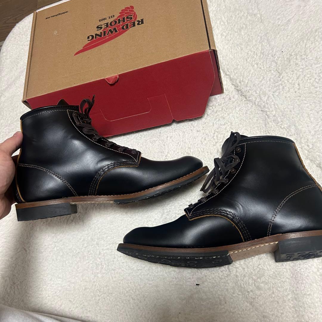 【美品】9060 ベックマンフラットボックス　9.5D redwing