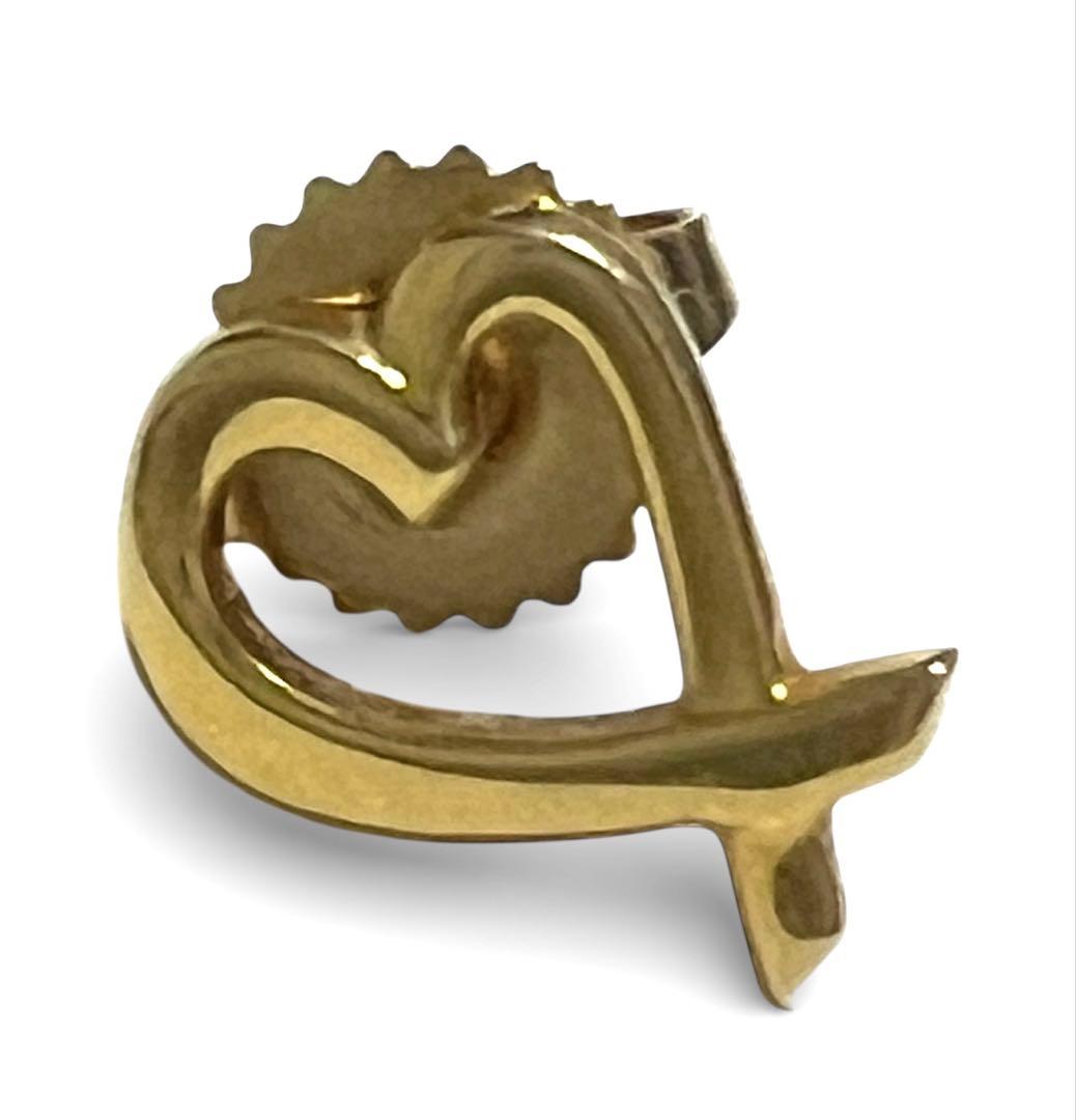 Tiffany & Co. ティファニー K18 ラビングハート　ピアス 片耳