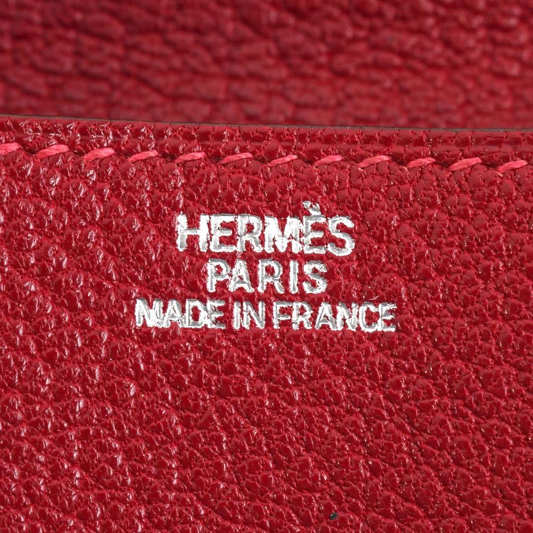 ✨未使用展示品✨　HERMES ケース　小銭入れ　ル・ヴァンキャトル　赤色