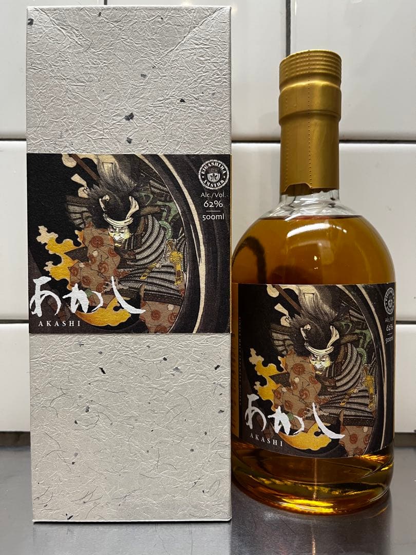 AKASHI 62% 500ml 3年熟成ウイスキー あかし ゴースト