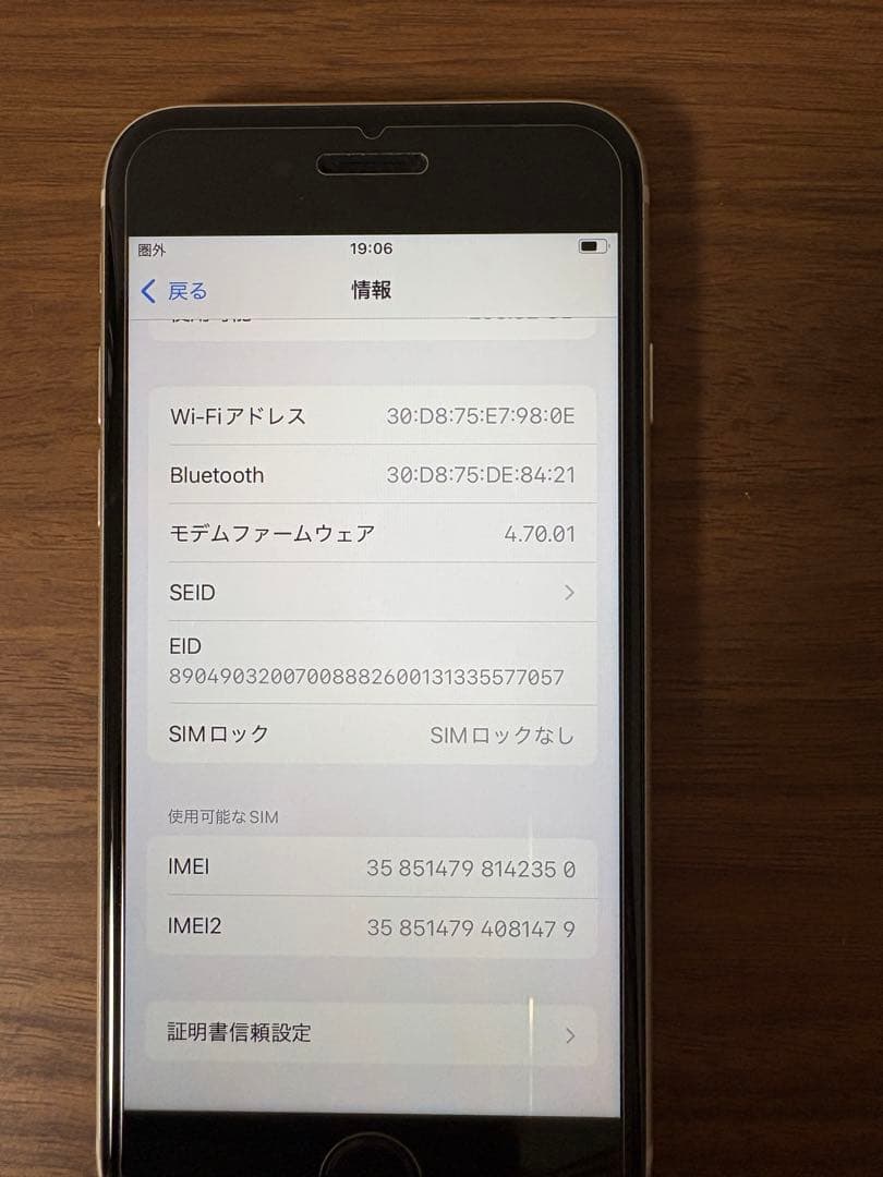 Apple iPhone SE 256GB SIMフリー