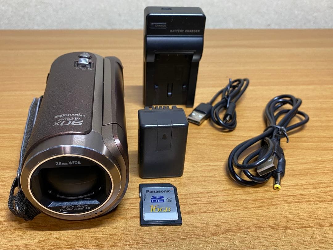 Panasonic HC-W580M ビデオカメラ ブラウン