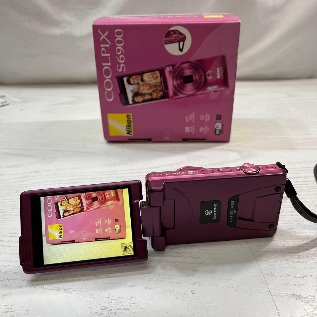 NIKON ニコン COOLPIX S6900 カメラ グロッシーピンク