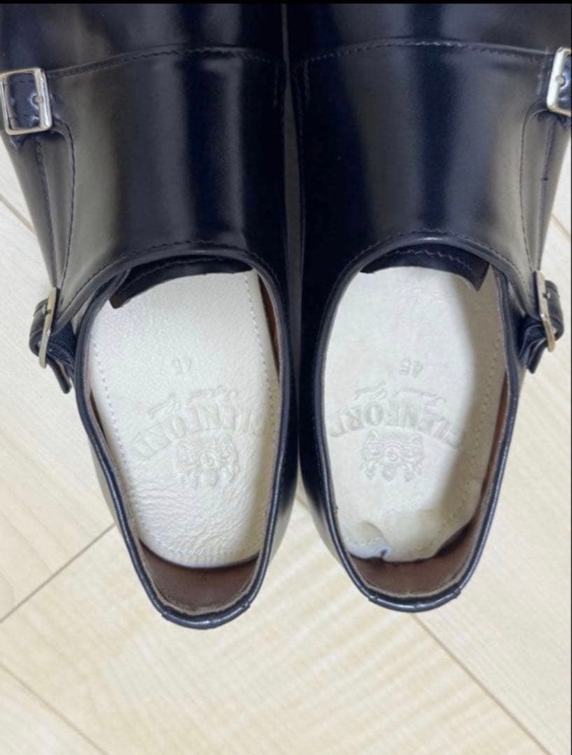 GLENFORD グレンフォード 革靴 ダブルモンクストラップ レザーソール