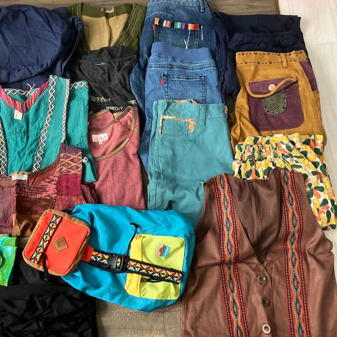 チチカカ　アジアン　エスニック　22点まとめ売り　秋冬物