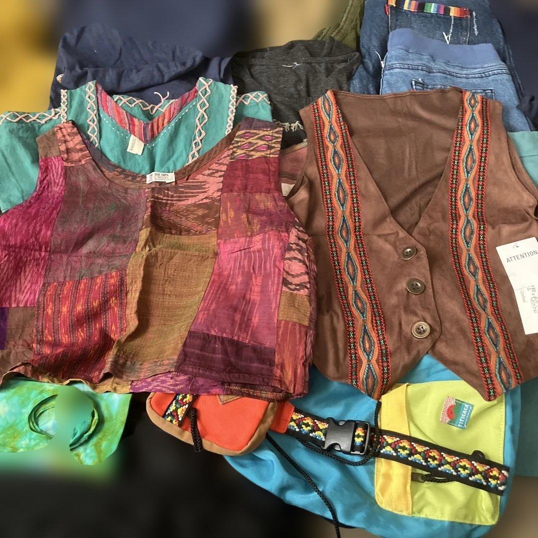 チチカカ　アジアン　エスニック　22点まとめ売り　秋冬物