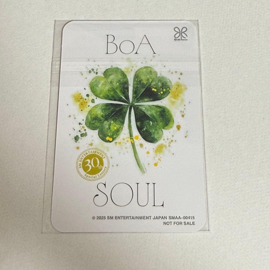 SM 創立30周年 プレゼント企画 第二弾 トレカ BoA