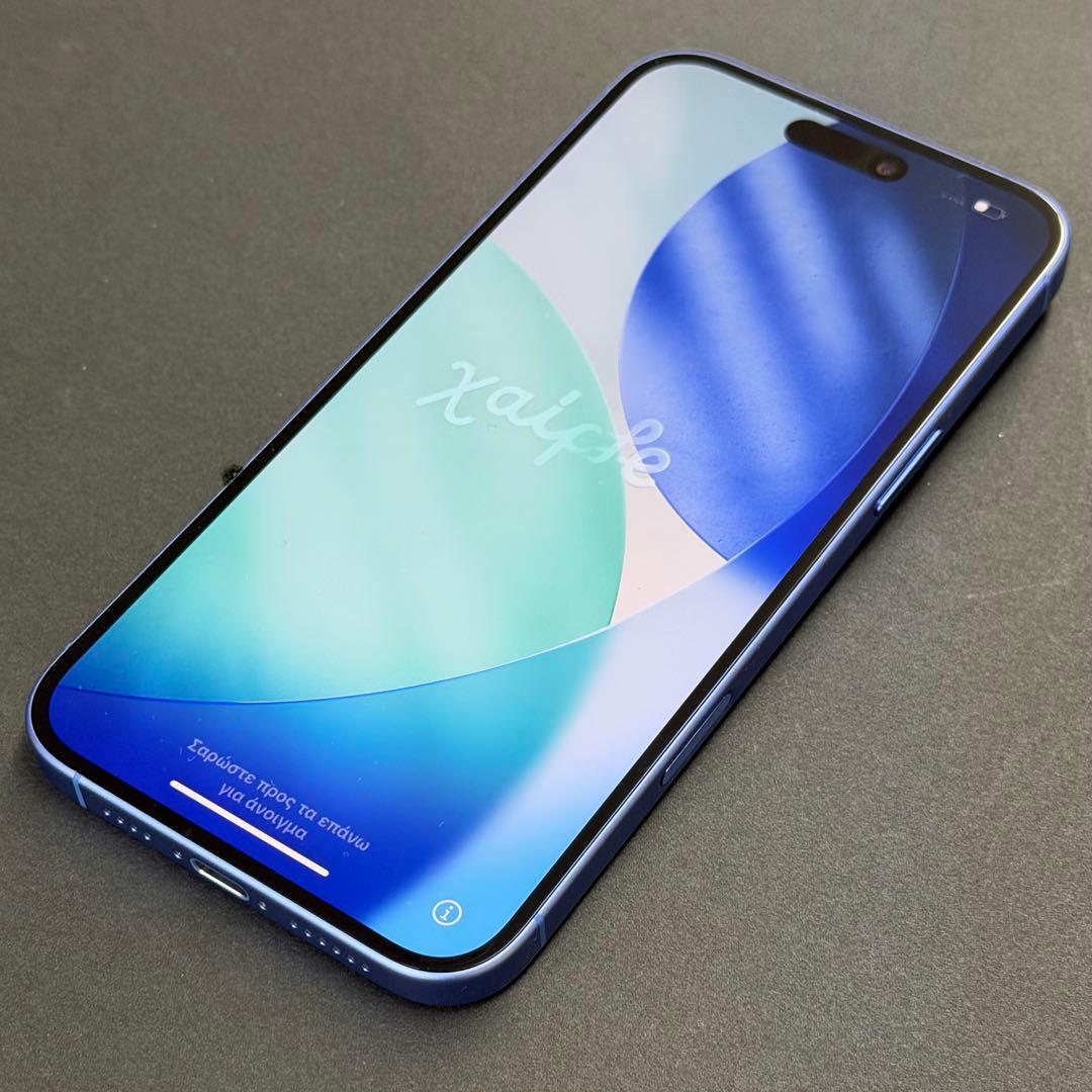 極美品 iPhone16 Plus 256GB SIMフリー ウルトラマリン