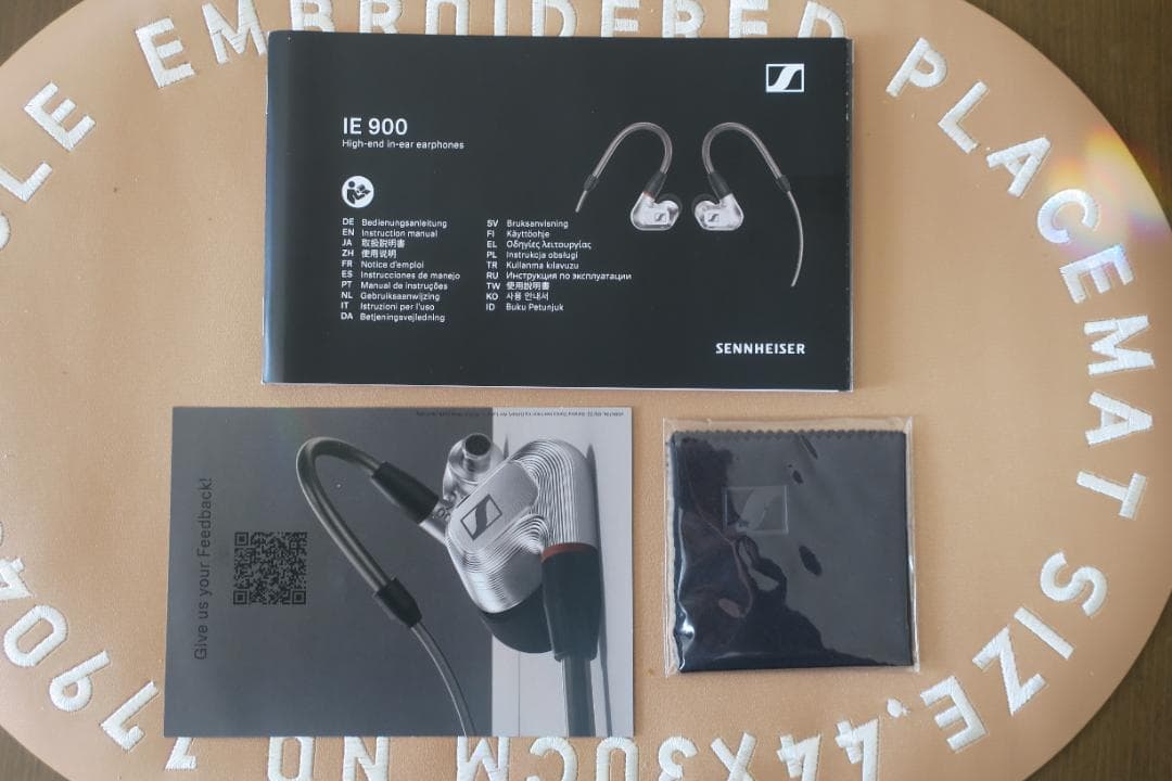 ゼンハイザー Sennheiser イヤホン IE 900と追加リケーブル