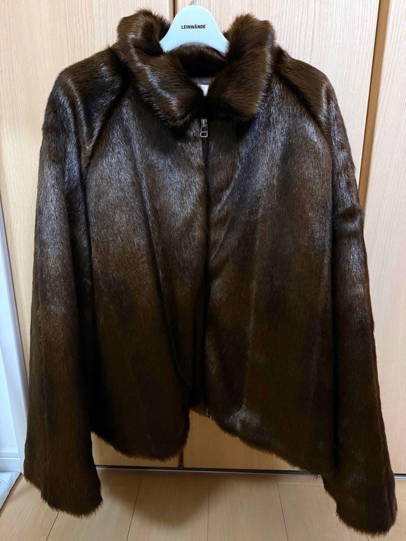 LEINWANDEラインヴァンド faux fur jacketファージャケット