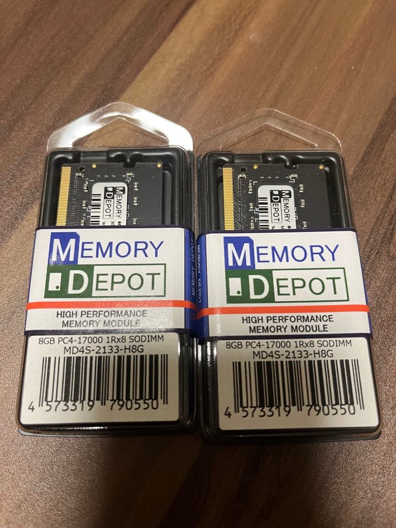 メモリー MEMORY DDR4-2133 SODIMM 8GB x2