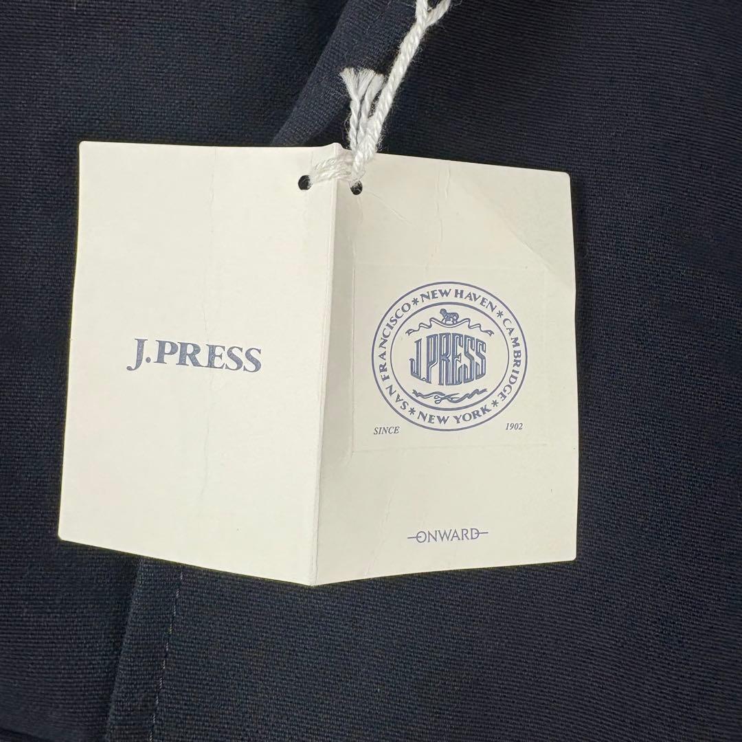 未使用品　ジェイプレス　J.PRESS テーラードジャケット　L ネイビー　綿