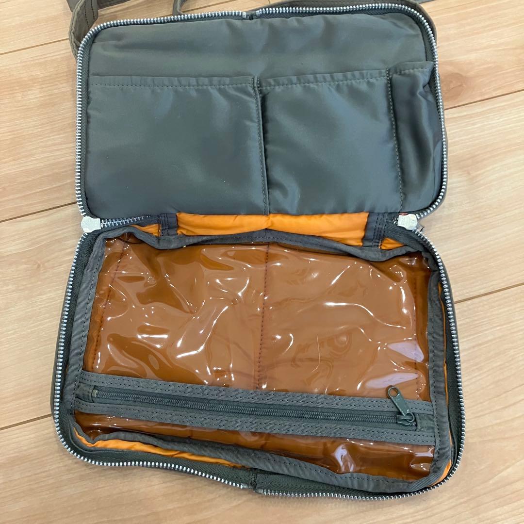 PORTER カーキ ショルダーバッグ