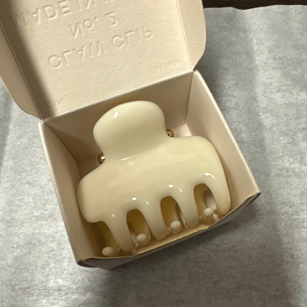 【Undo Hairware】No. 2 Claw クリップ アイボリー