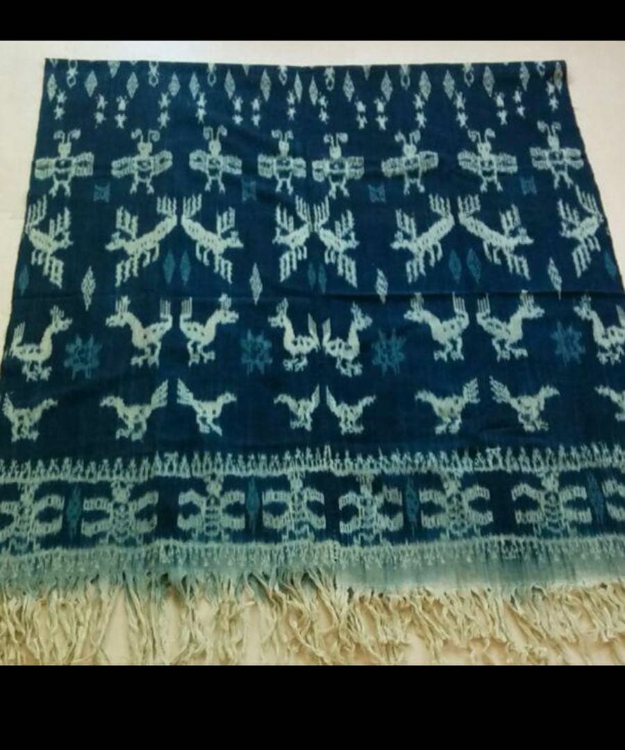 イカット　スンバ　インドネシア　大判布